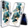 Husa protectie Samsung Galaxy A16, Gold Glam Leaves