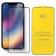 Folie sticla Apple iPhone 16e, Full Glue 9D, margini negre