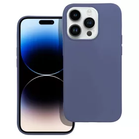   Husa Apple iPhone 14 Pro Max, Matt TPU, silicon moale, albastru inchis
