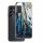 Husa protectie Samsung Galaxy A05s, Gold Glam Feathers