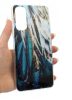 Husa protectie Samsung Galaxy A05s, Gold Glam Feathers