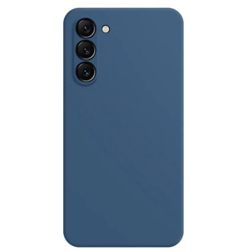 Husa Samsung Galaxy A55, Matt TPU, silicon moale, albastra