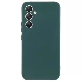   Husa Samsung Galaxy A55, Matt TPU, silicon moale, verde forrest