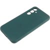 Husa Samsung Galaxy A55, Matt TPU, silicon moale, verde forrest