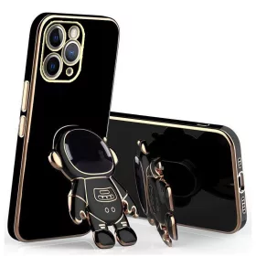   Husa Apple iPhone 15 Pro Max, Astronaut Case, protectie camera, functie stand expunere, neagra