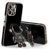 Husa Apple iPhone 15, Astronaut Case, protectie camera, functie stand expunere, neagra