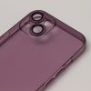 Husa Samsung Galaxy A15, Slim Color, TPU mov transparent, protectie camere