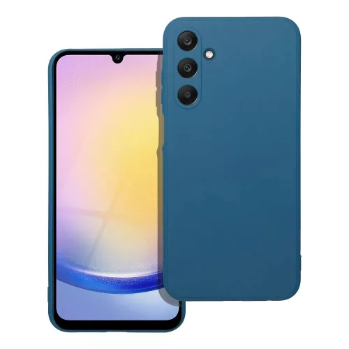 Husa Samsung Galaxy A25, Matt TPU, silicon moale, albastra