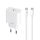 Incarcator casa Maxlife MXTC-06, 1 x USB-C PD 20W/3A, cablu Type-C inclus, incarcare rapida, albe