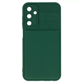   Husa Samsung Galaxy A25, Camera Protect, silicon moale, flexibil, verde