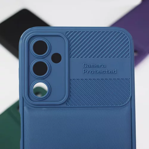 Husa Samsung Galaxy A25, Camera Protect, silicon moale, flexibil, verde