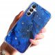 Husa protectie Samsung Galaxy A25, Gold Glam Blue