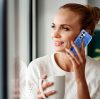 Husa protectie Samsung Galaxy A35, Gold Glam Blue