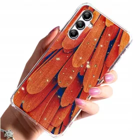 Husa Samsung Galaxy S24, Gold Glam Orange