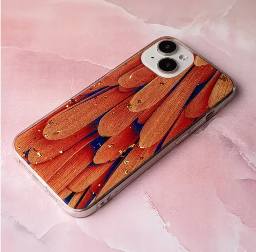 Husa Samsung Galaxy S24, Gold Glam Orange