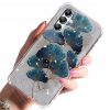 Husa protectie Samsung Galaxy A25, Gold Glam Leaves