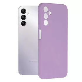   Husa Samsung Galaxy S23 FE, Matt TPU, protectie camera, mov lila