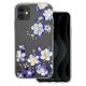 Husa Apple iPhone 11, IMD Print Case, TPU flexibil, transparent, Floral