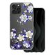 Husa Apple iPhone 12 / iPhone 12 Pro, IMD Print Case, TPU flexibil, transparent, Floral