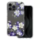 Husa Apple iPhone 14 Pro, IMD Print Case, TPU flexibil, transparent, Floral