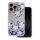 Husa Apple iPhone 15 Pro Max, IMD Print Case, TPU flexibil, transparent, Floral