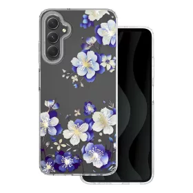   Husa Samsung Galaxy A13 5G / A04s, IMD Print Case, TPU flexibil, transparent, Floral