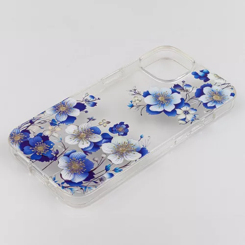 Husa Samsung Galaxy A13 5G / A04s, IMD Print Case, TPU flexibil, transparent, Floral