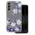 Husa Samsung Galaxy A15, IMD Print Case, TPU flexibil, transparent, Floral