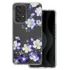 Husa Samsung Galaxy A53, IMD Print Case, TPU flexibil, transparent, Floral