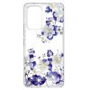 Husa Samsung Galaxy A53, IMD Print Case, TPU flexibil, transparent, Floral