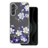 Husa Samsung Galaxy A54, IMD Print Case, TPU flexibil, transparent, Floral