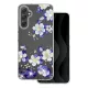 Husa Samsung Galaxy S23, IMD Print Case, TPU flexibil, transparent, Floral