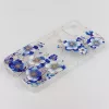 Husa Samsung Galaxy S23, IMD Print Case, TPU flexibil, transparent, Floral