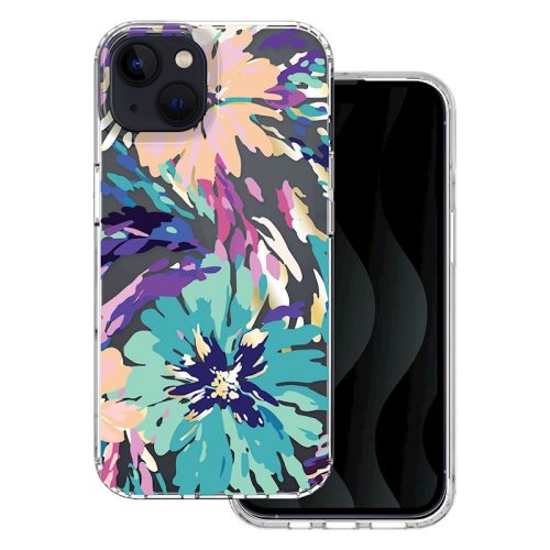 Husa Apple iPhone 14 / iPhone 13, IMD Print Case, TPU flexibil, transparent, Splash