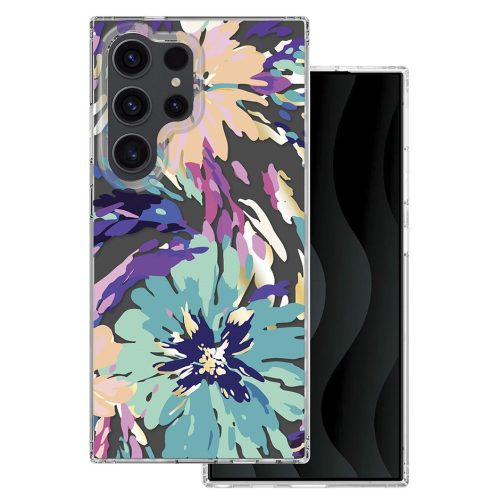Husa Samsung Galaxy S24 Ultra, IMD Print Case, TPU flexibil, transparent, Splash