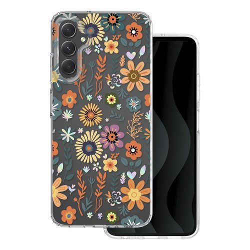 Husa Samsung Galaxy A54, IMD Print Case, TPU flexibil, transparent, Field