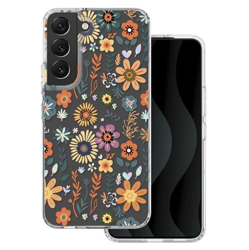 Husa Samsung Galaxy S22, IMD Print Case, TPU flexibil, transparent, Field