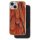 Husa Apple iPhone 15 Pro, Gold Glam, Orange Feathers