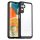 Husa protectie Samsung Galaxy A54, Color Shock TPU, margini antisoc, spate transparent, neagra