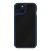 Husa protectie Apple iPhone 14 Pro Max, Color Shock TPU, margini antisoc, spate transparent, albastru