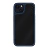 Husa protectie Apple iPhone 15 Pro, Color Shock TPU, margini antisoc, spate transparent, albastru