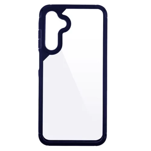 Husa protectie Samsung Galaxy A25, Color Shock TPU, margini antisoc, spate transparent, gri