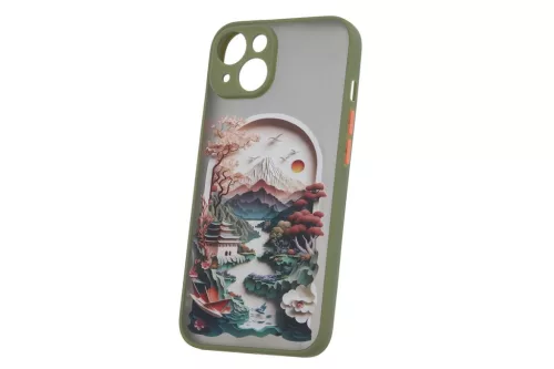 Husa Samsung Galaxy A05s, Ultra Trendy, protectie camera, TPU + PC, margini verzi