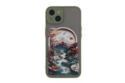 Husa Samsung Galaxy A05s, Ultra Trendy, protectie camera, TPU + PC, margini verzi