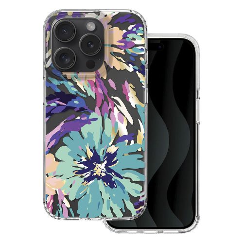 Husa Apple iPhone 16 Pro Max, IMD Print Case, TPU flexibil, transparent, Splash