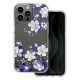 Husa Apple iPhone 16 Pro Max, IMD Print Case, TPU flexibil, transparent, Floral