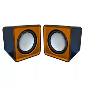 Set 2 boxe OMEGA Surveyor OG-01, 2.0, 6W RMS, USB, orange