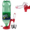 Dozator pentru sticle, dispenser bauturi, cu suport antiaderent, rosu