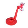 Dozator pentru sticle, dispenser bauturi, cu suport antiaderent, rosu