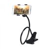 Suport telefon mobil cu brat lung flexibil AP1T, sistem prindere clema, negru